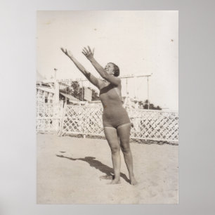 Poster Sur la plage, Cannes 1930