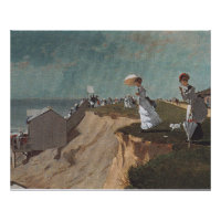 Sur la plage, New Jersey, art