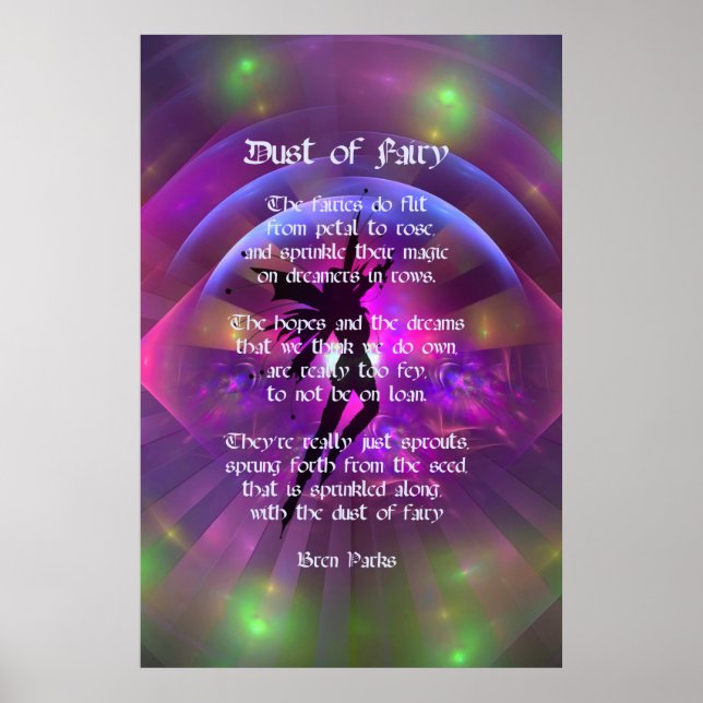 Poster sur la poussière de fée (Devant)