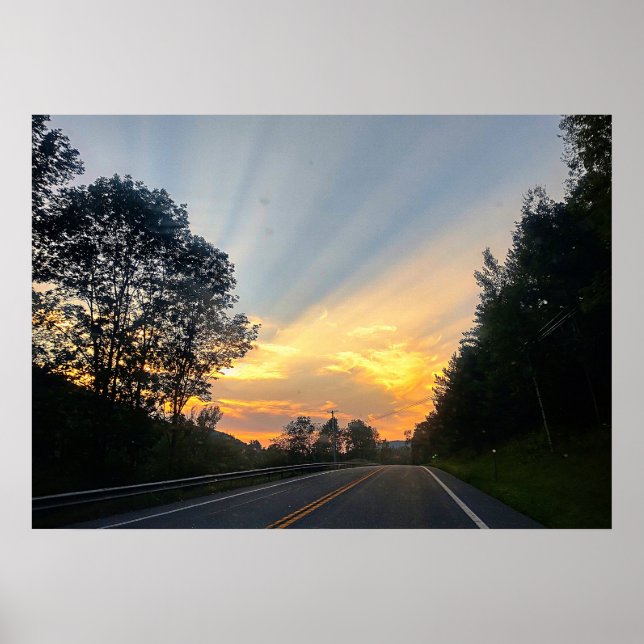 POSTER SUR LA ROUTE (Devant)