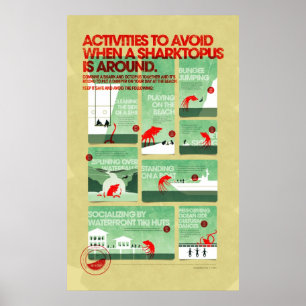 Poster sur la sécurité de Sharktopus