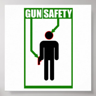 Poster sur la sécurité des armes