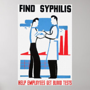 Poster sur la syphilis