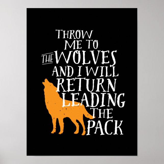 Poster sur la typographie des citations motivation (Devant)