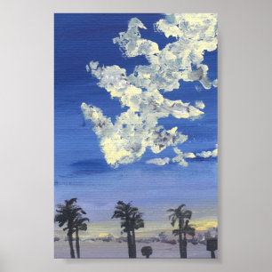 Poster sur la valeur d'impression du coucher de so