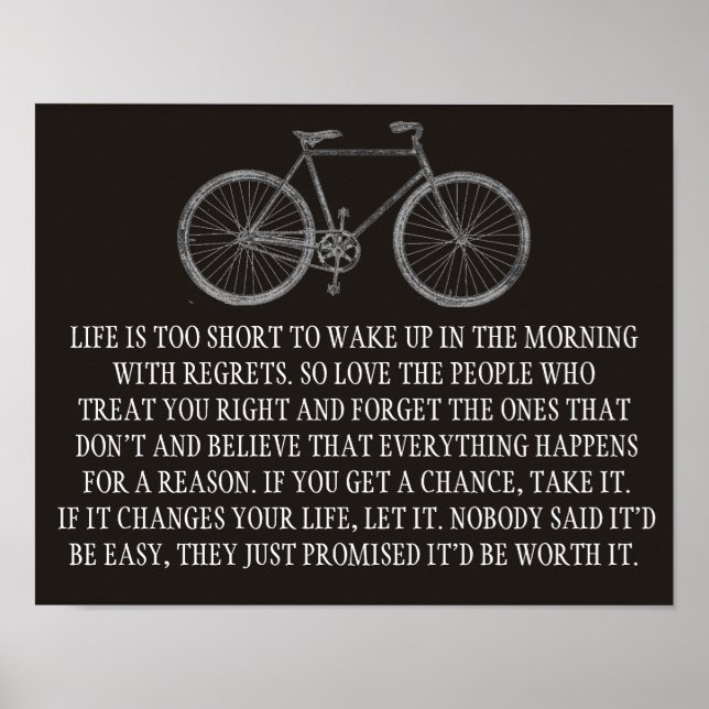 Poster sur la vie (Devant)