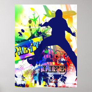 Poster sur la vie du Parti