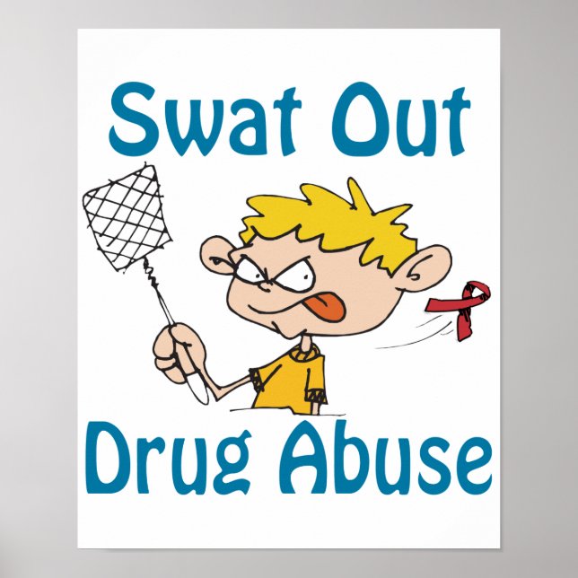 Poster sur l'abus de drogues Swat Out (Devant)