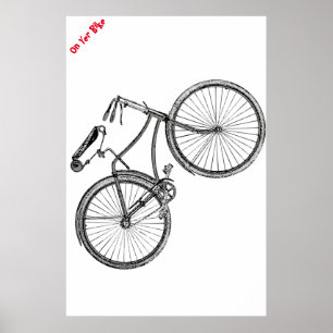 Poster Sur l'affiche de votre vélo