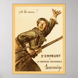 Poster Sur l'aura de Les ! Guerre mondiale française de ~