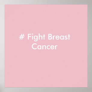 # Poster sur le cancer du sein de combat