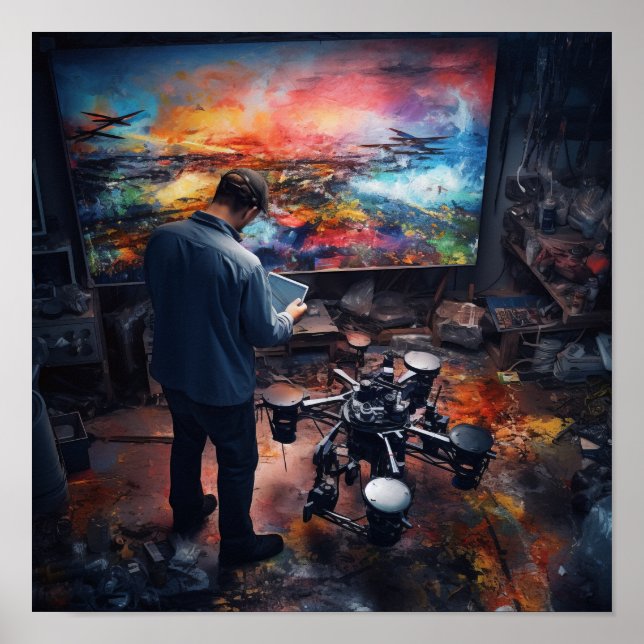 Poster sur le contrôle de la qualité dans la fabri (Devant)