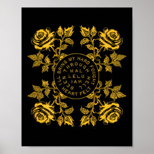 Poster (sur le dos) Brandon Merch a durement combattu Hal