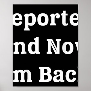 Poster (sur le dos) Déportés Et Maintenant Je Reviens Cit