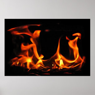 Poster sur le feu de la danse