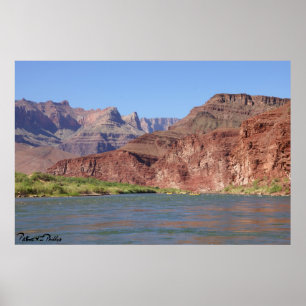Poster Sur le fleuve Colorado à Grand Canyon Photo