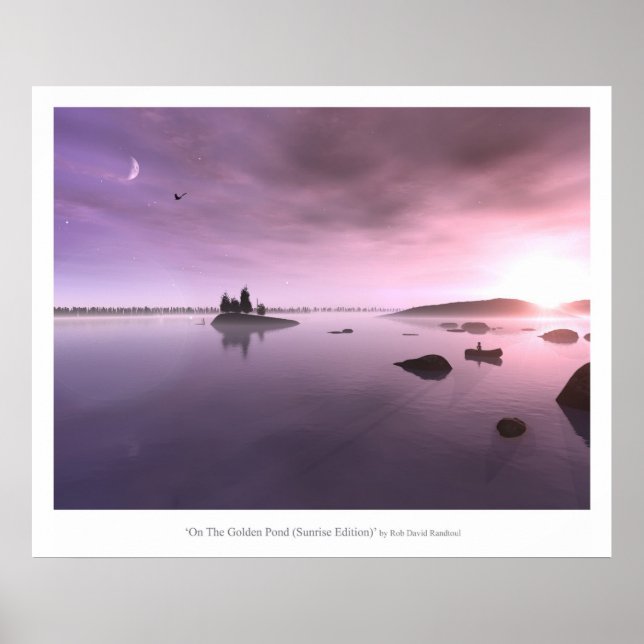 Poster Sur Le Golden Pond (Sunrise Edition) (Devant)