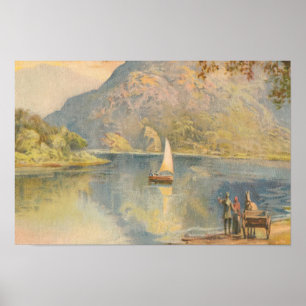 Poster Sur le lac supérieur, Killarney
