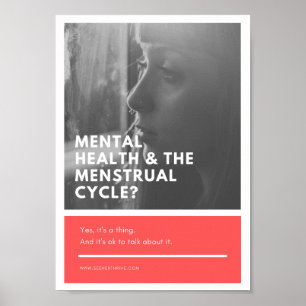 Poster sur le lieu de travail en santé menstruelle