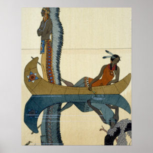 Poster Sur le Missouri, 1922 (copie de pochoir)
