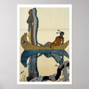 Poster Sur le Missouri, 1922 (tirage pochoir)