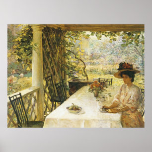Poster Sur le porche, William Chadwick