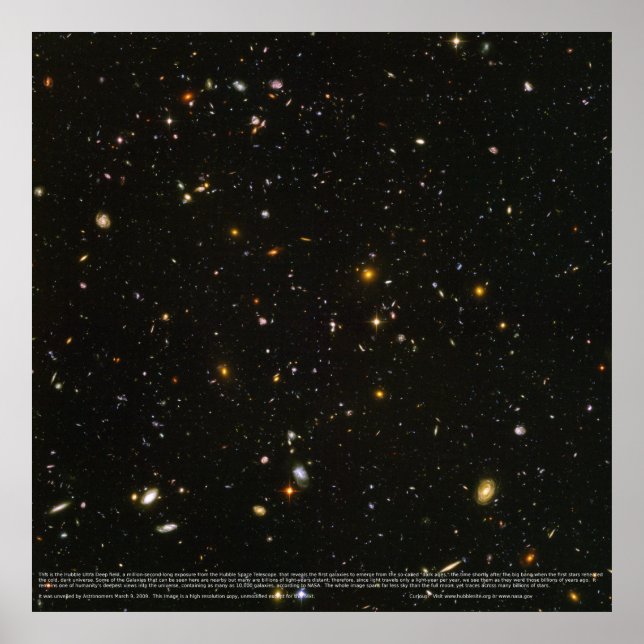 Poster sur le terrain ultra profond de High Res Hu (Devant)