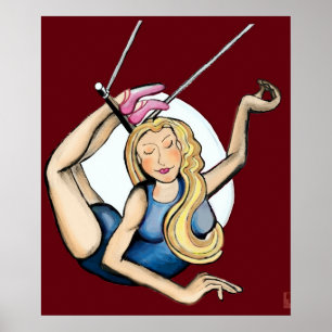 Poster Sur le trapèze volant