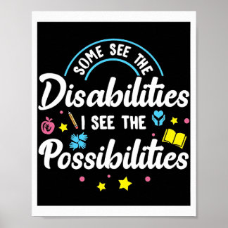 Poster sur l'éducation spéciale pour personnes han