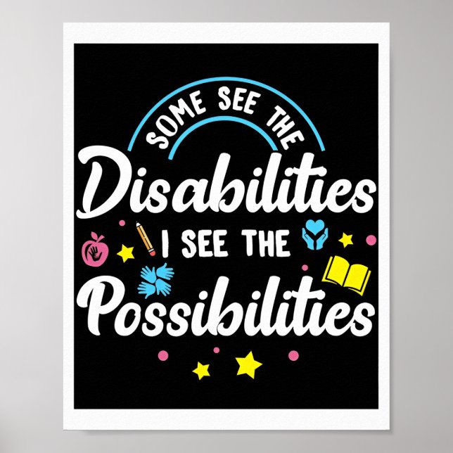 Poster sur l'éducation spéciale pour personnes han (Devant)