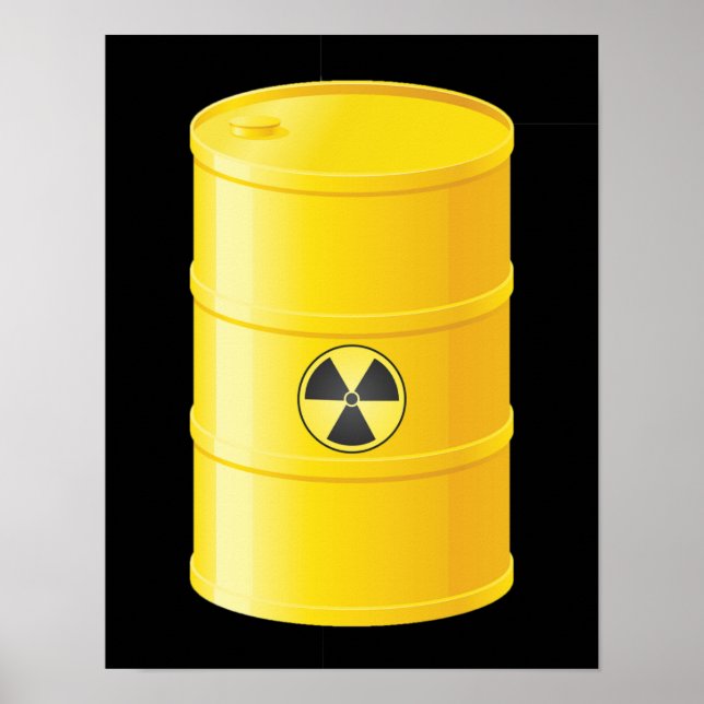 Poster sur les déchets radioactifs (Devant)