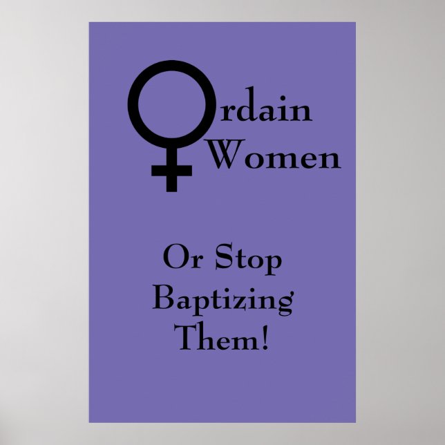 Poster sur les femmes Ordain (Devant)