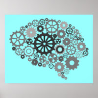 Poster sur les grains de cerveau