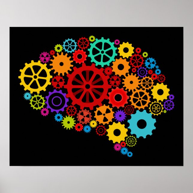 Poster sur les grains de cerveau (Devant)