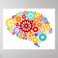 Poster sur les grains de cerveau
