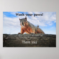 Poster sur les pattes