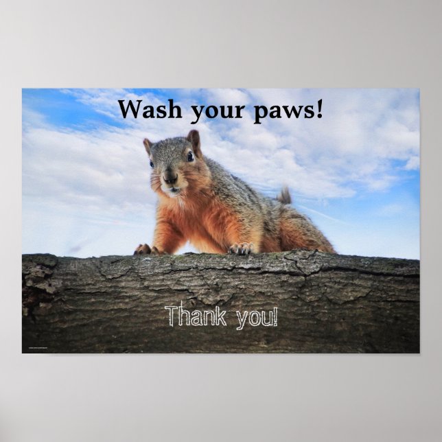 Poster sur les pattes (Devant)