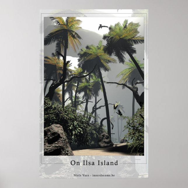 Poster Sur l'île d'Ilsa (Devant)