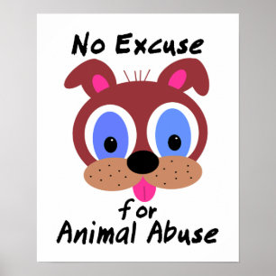 Poster sur l'interdiction de l'exploitation d'anim