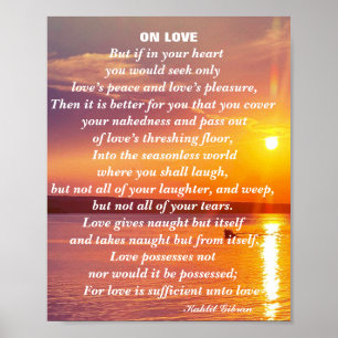 Poster sur LOVE poster