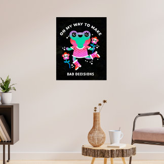 Poster sur ma voie de prendre de mauvaises décisions