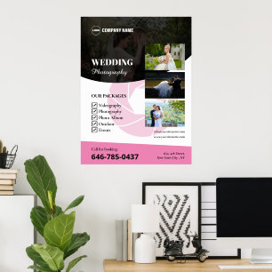 Poster sur mesure de la photographie mariage