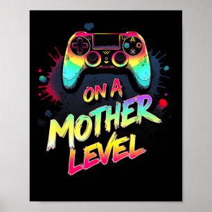 Poster Sur un niveau de mère, niveau supérieur, fête des