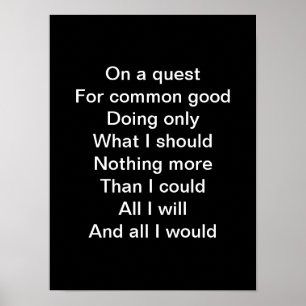 Poster Sur une quête