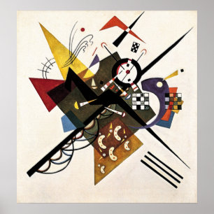 Poster Sur White II - Wassily Kandinsky
