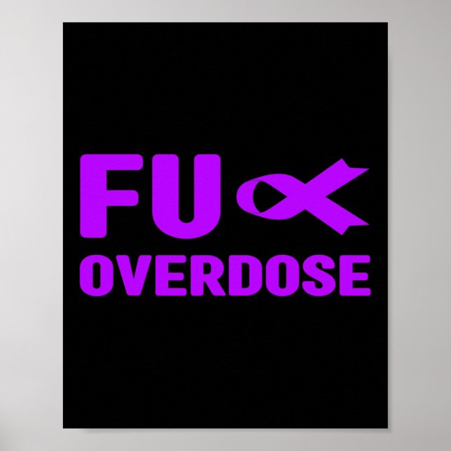 Poster Surdose - Sensibilisation à la toxicomanie (Devant)