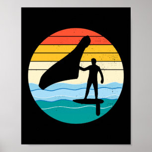 Poster Surf de surf de surf de l'aile