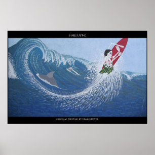 Poster Surf des requins