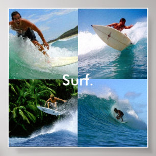 Poster surf for life