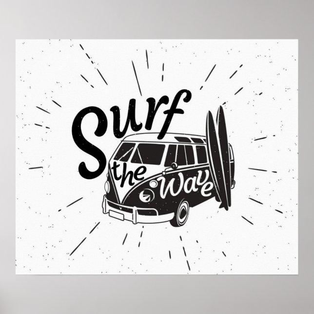 Poster Surf La Vague (Devant)